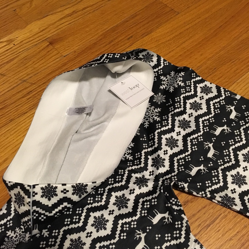 Winter snowflake Patterned leggings - M/L - Picture 2 of 3